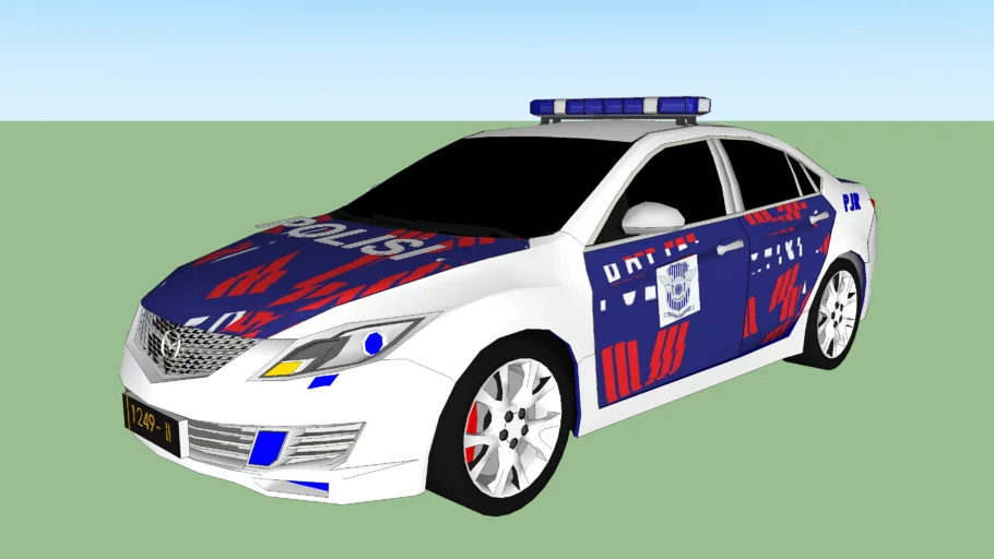 indonesian police car