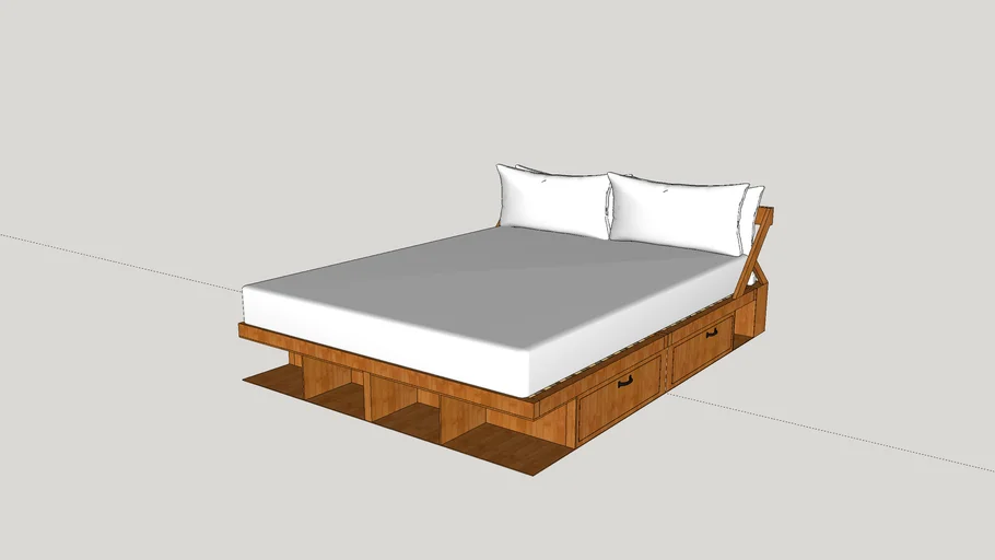 CB2 Bed w/ Storage