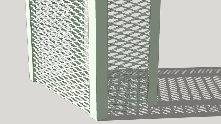 Small rhombus metal wire