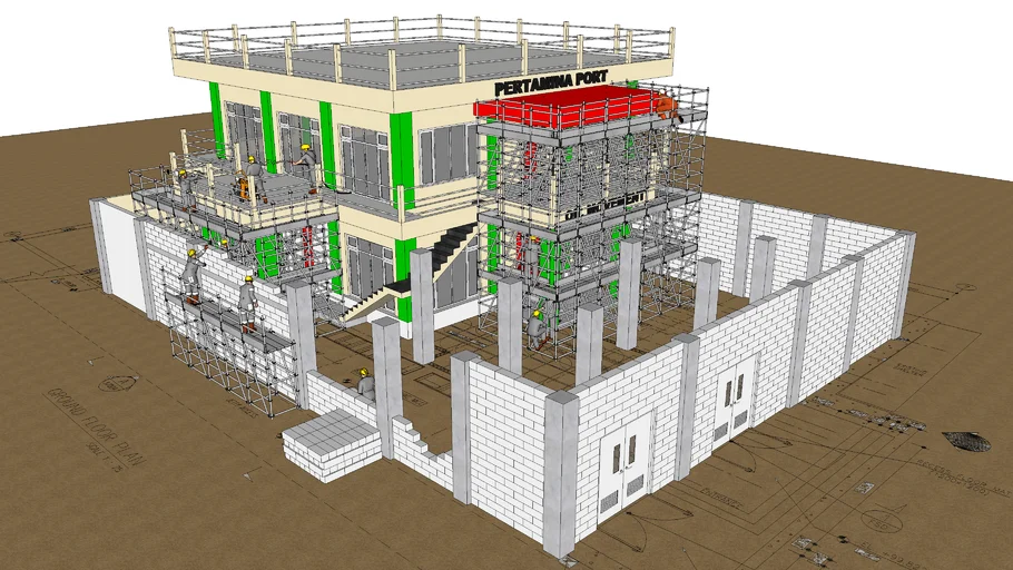 Demolish Bangunan 2 lantai