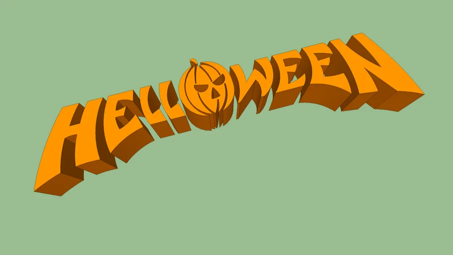 helloween logo 3d