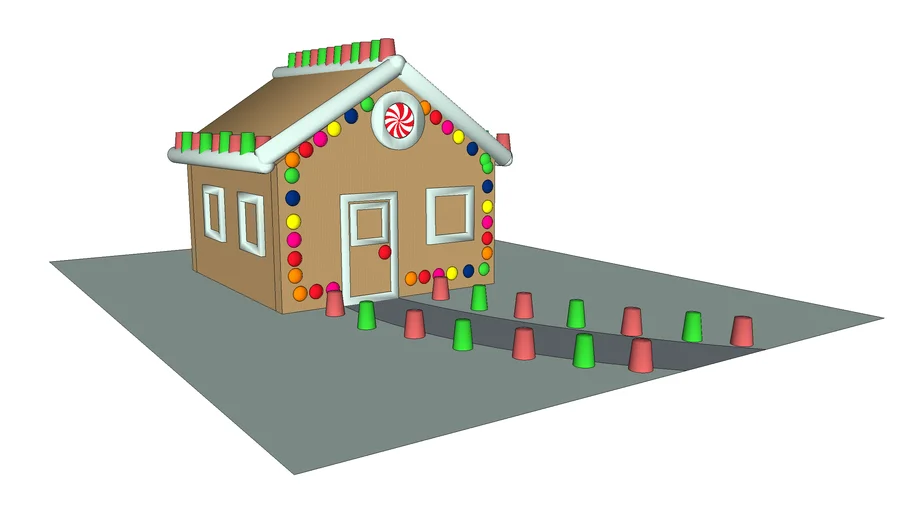 Gingerbread House | 3D Warehouse