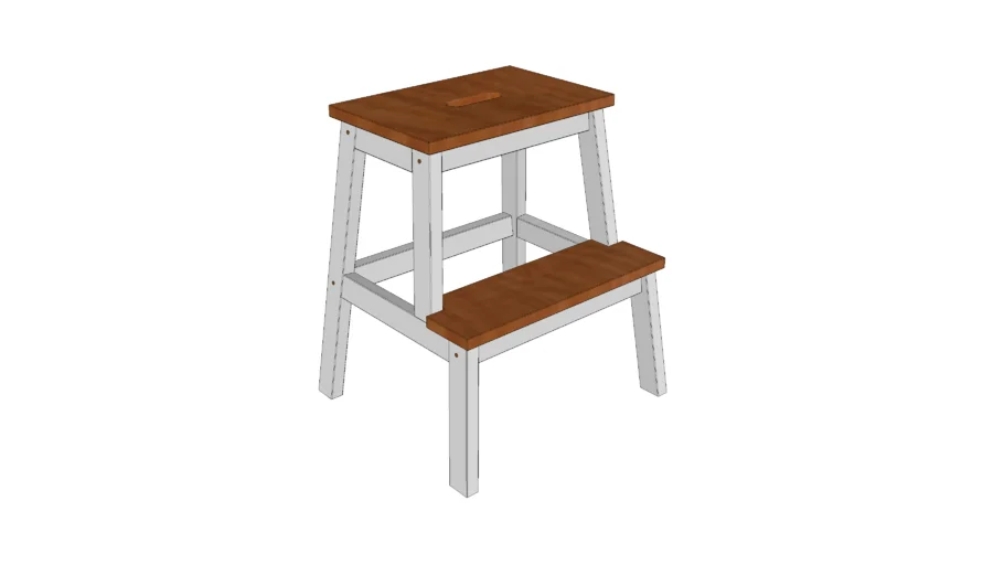 IKEA Bekvam taburete escalón