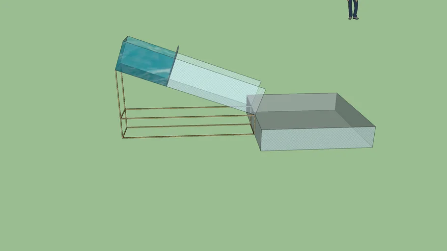 Flume Test Set Up | 3D Warehouse