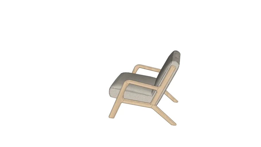 LN LENOB Fauteuil scandinave DERRY