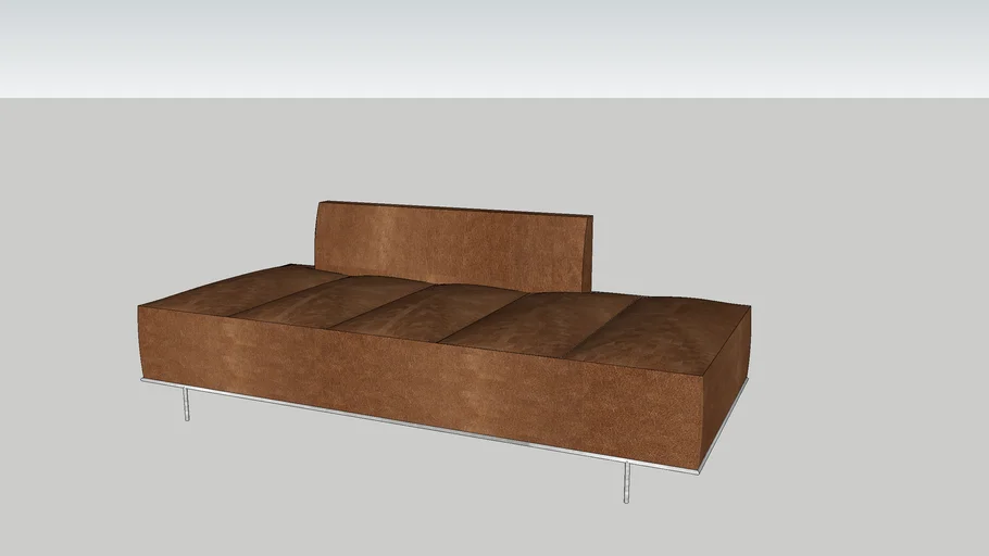 cb2 - lawndale saddle leather daybed