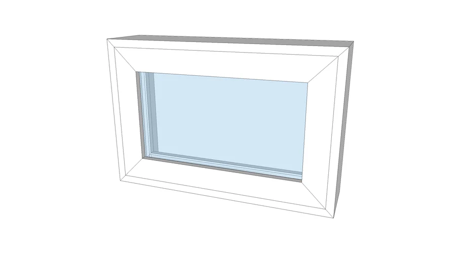 Single Pane Window (toilet)