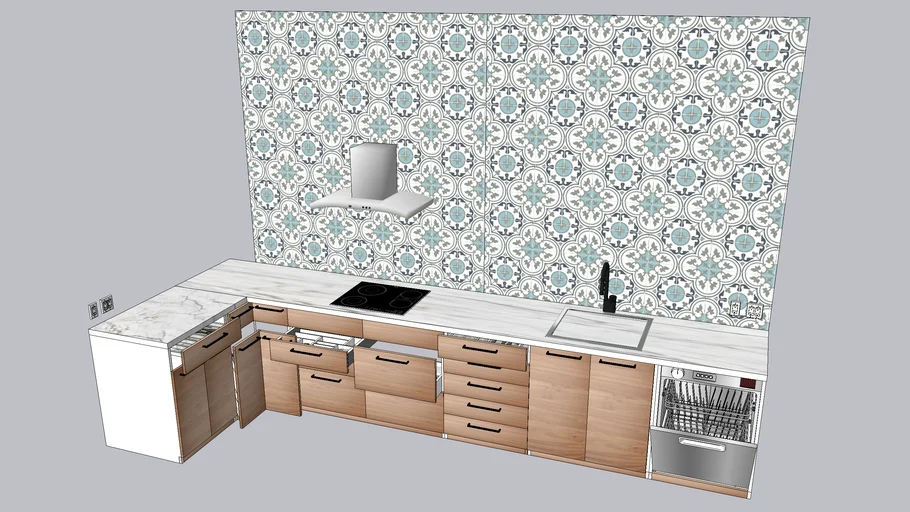 kitchen+set+shelf+sink+Lshape