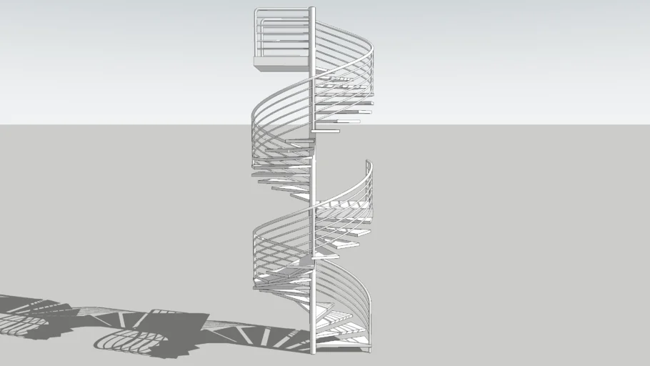 spiral stairs - double flight (2)