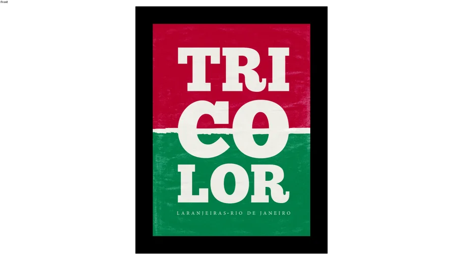 Quadro Fluminense 30x40cm - Quadro futebol - Tricolor