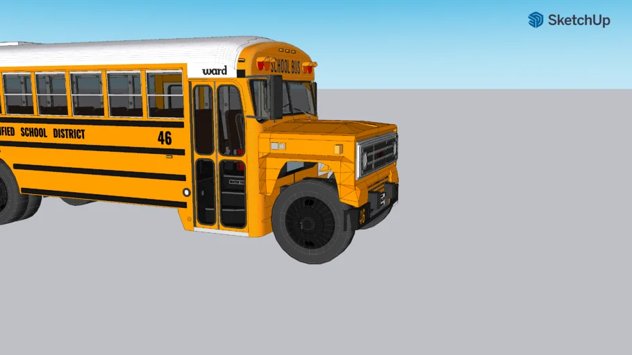 1990 Ward Volunteer Chevy CA Spec CIUSD Bus 46