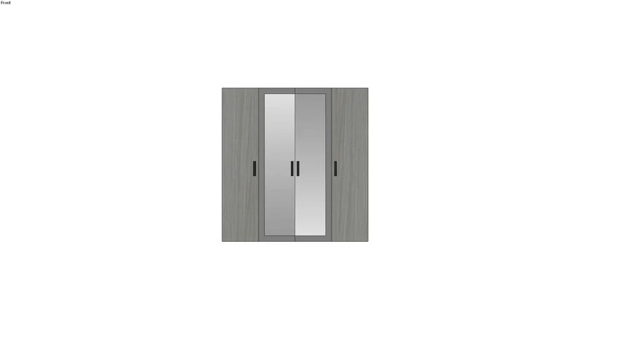 Leonard 4 Door Wardrobe