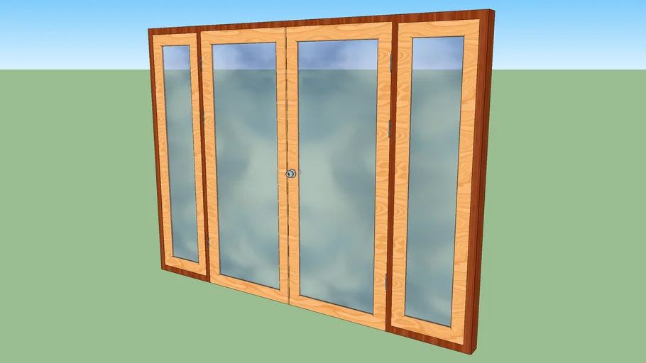Double Glass Door