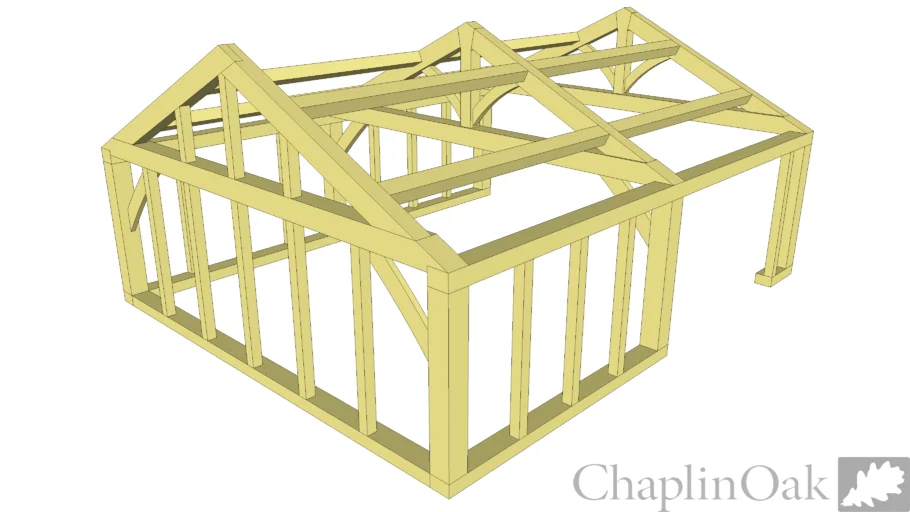 Oak framed conservatory