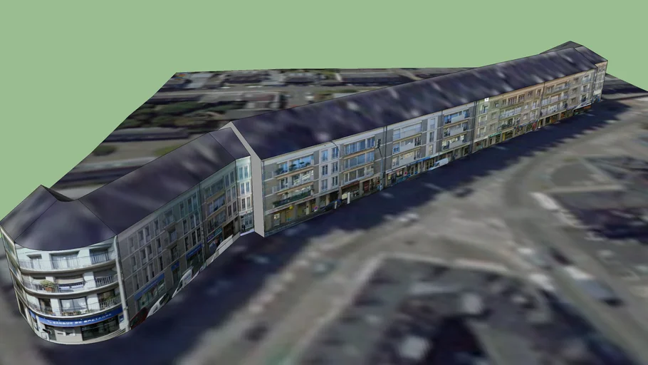 Commerces & Habitations - Quimper | 3D Warehouse