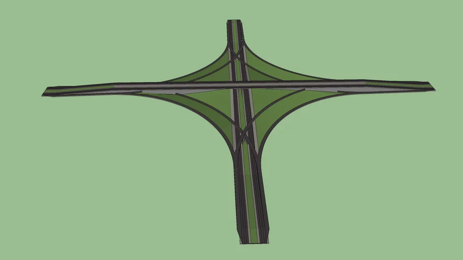 Directional Diamond Interchange