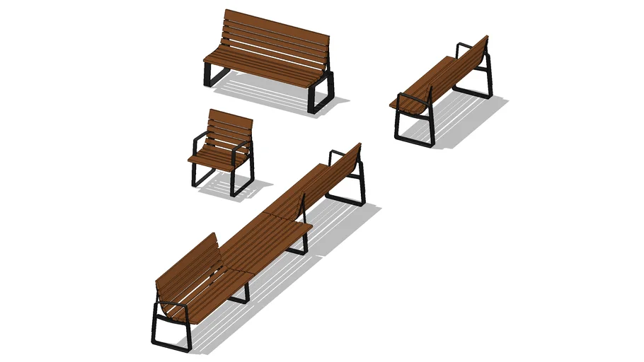 santa and cole bench bilateral 