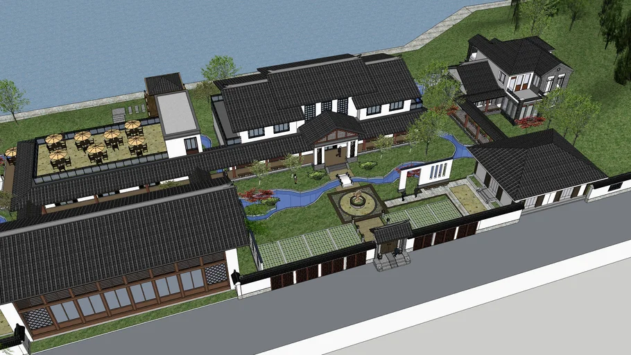 Casa oriental / Oriental modern home/ china