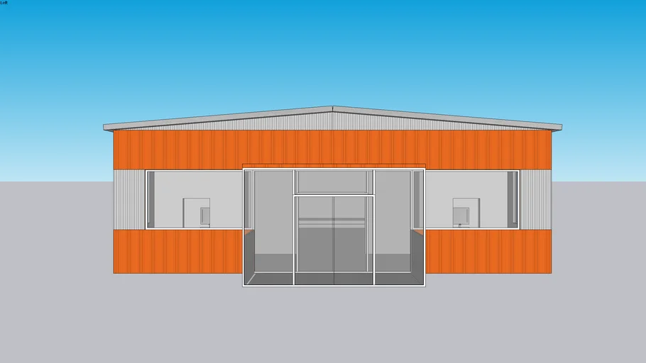 Training hall sandwich panel