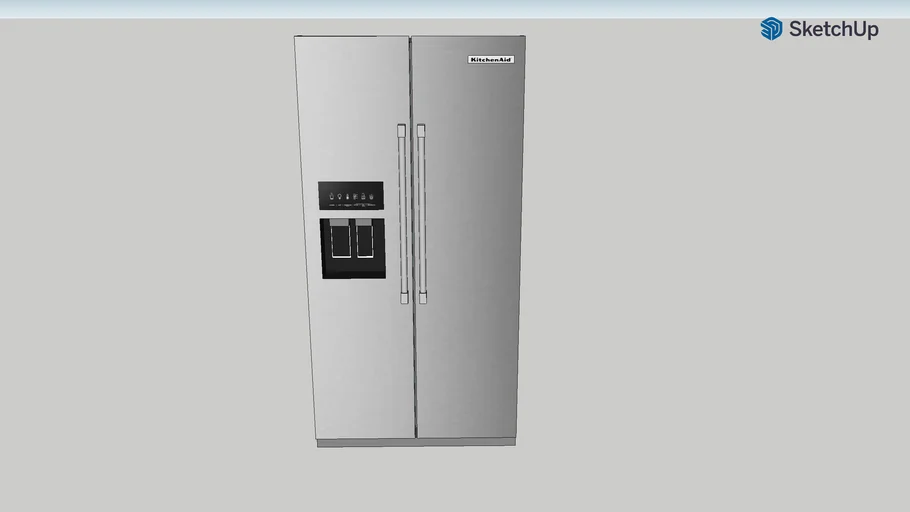 Kitchenaid 25.8 Cu. Ft Side By Side Refrigerator