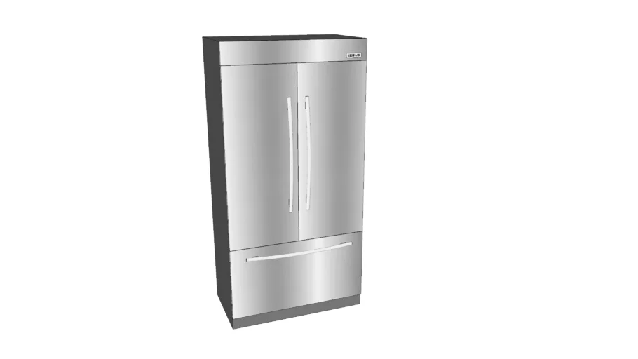 JF42NXFXDW 42" Fully Integrated Built-In French Door Refrigerator