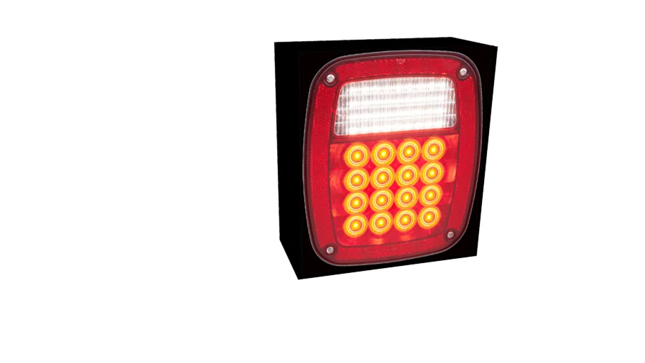 LED Trailer Tail Light with Reverse Light 6"