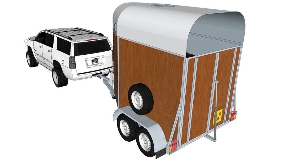 Remolque para transporte de caballos