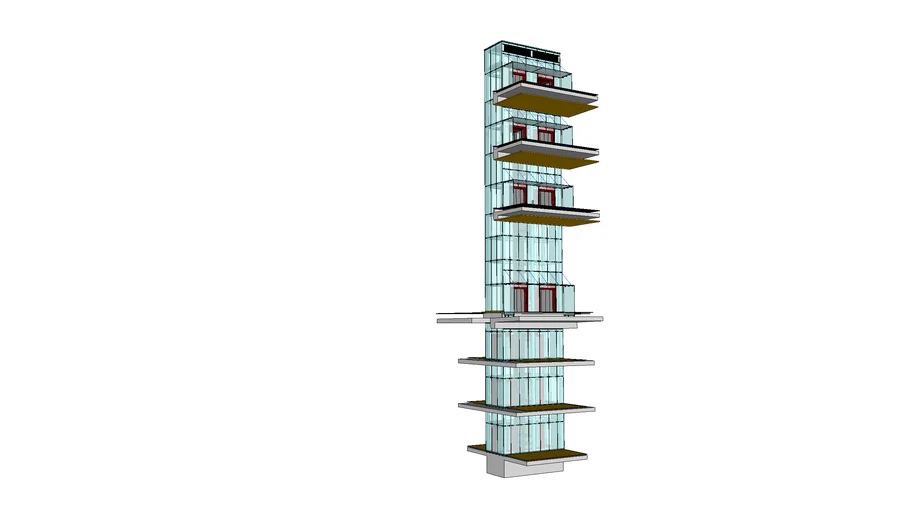 Лифт в торговом центре  Shopping mall elevator