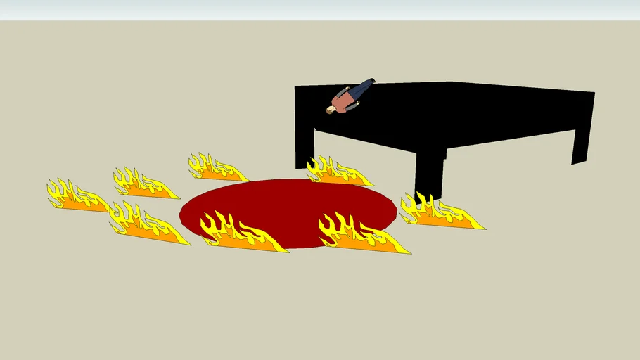 guy falling to death