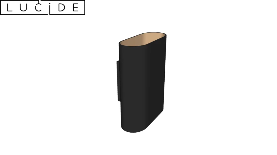 Ovalis - Wandlamp - 2xe14 - Zwart € 49,- ⋆ Lucide ⋆ Löwik Meubelen