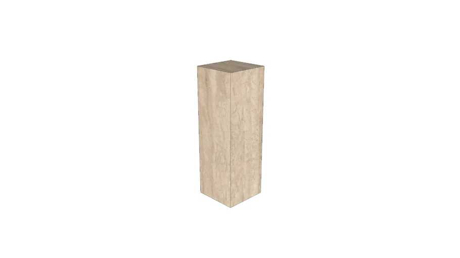 COLONNE 90 stèle travertin beige TALKA