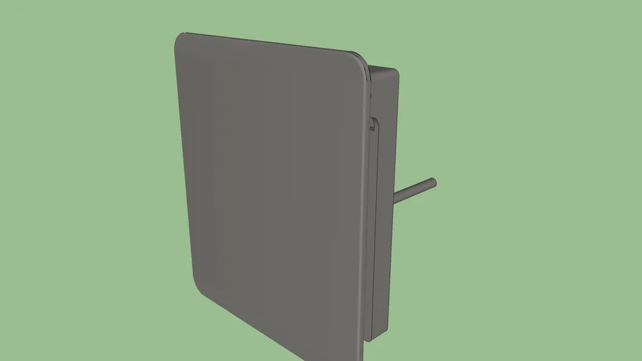 DOCOL_ACABAMENTO VALVULA DESCARGA_DOCOLFLAT_00931770_3D
