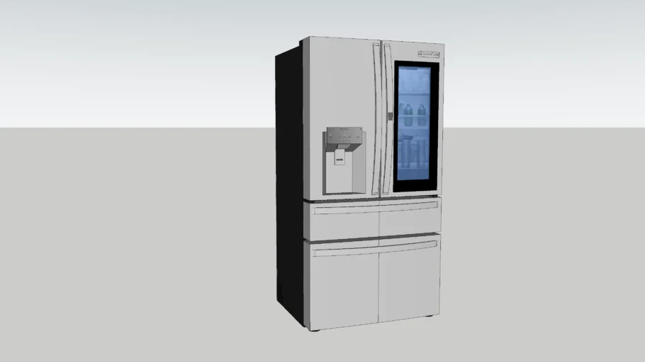 AHP - LG Thinq 36" Wide Smart Fridge