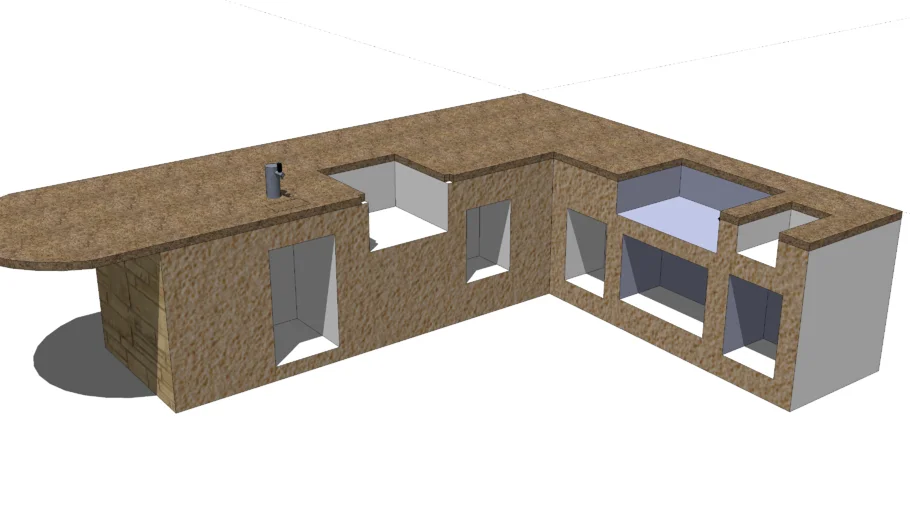outdoor kitchen