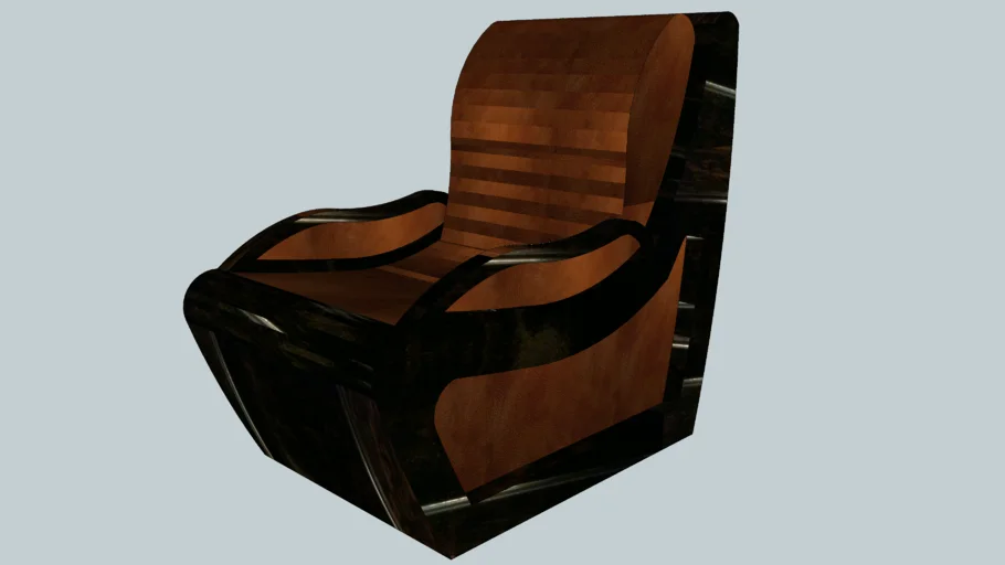 Comfy chair Brown leather