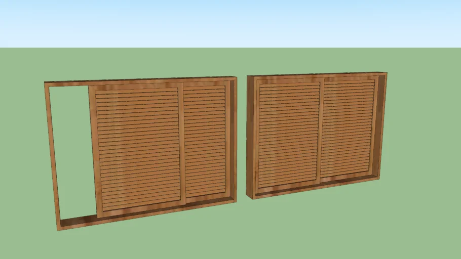 janela de madeira de correr 1,60x1,20