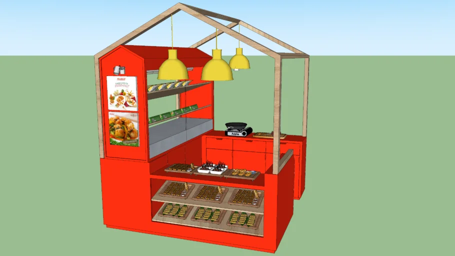 Food Stall Booth Design