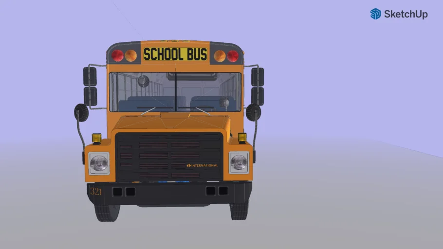 1987 Wayne Lifeguard International S Series Bus 321 JCFCPS 66 pass Va Spec