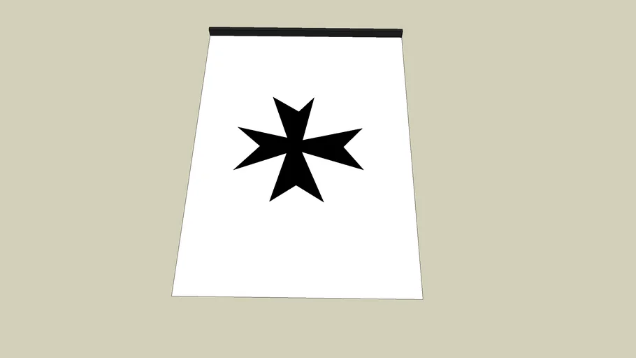 Warhammer 40,000 Black Templar Banner