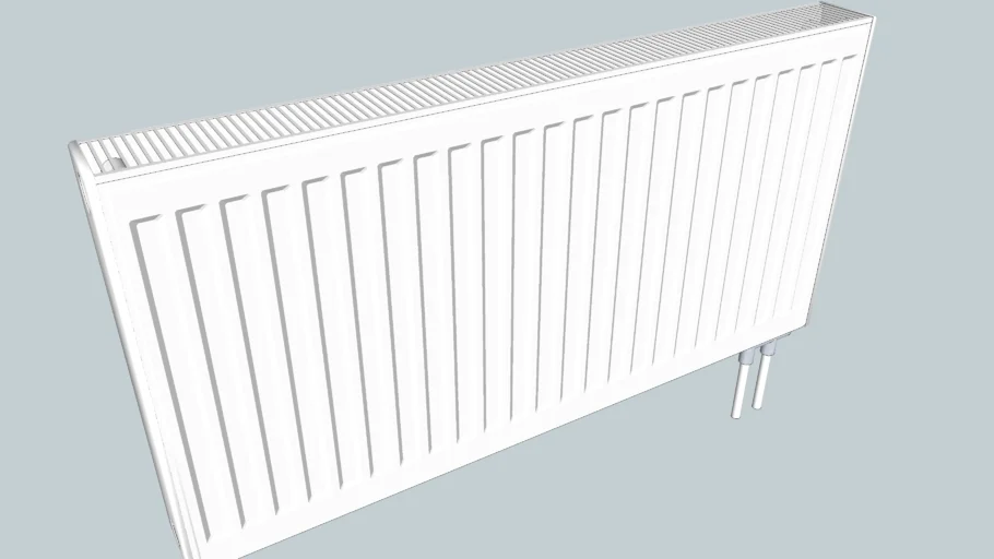 Radiator 500x1000x100mm, resizable | 3D Warehouse