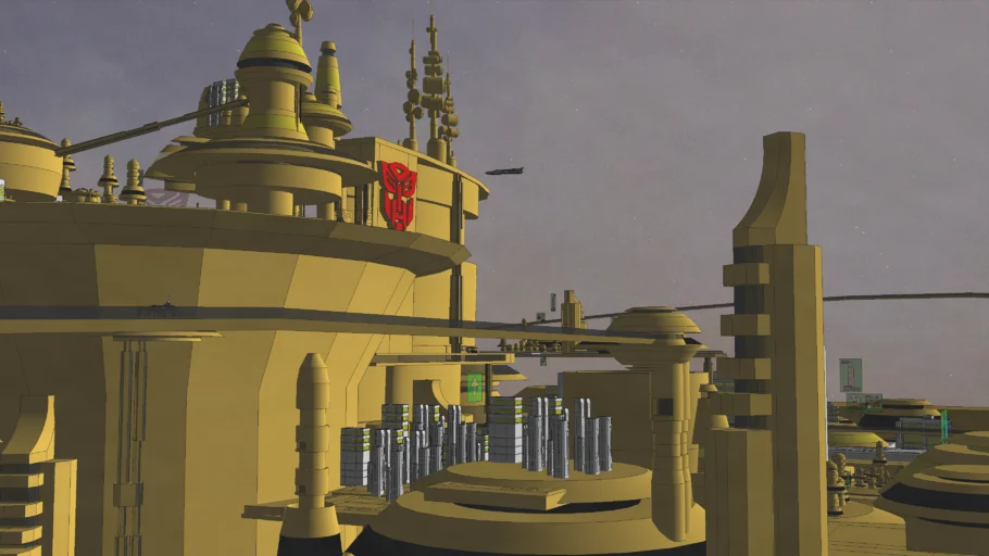City State of Iacon on the Planet Cybertron
