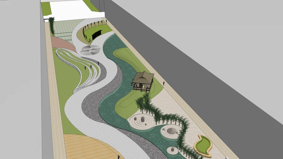 Landscape plan for a factory, Jining City, Shandong Province