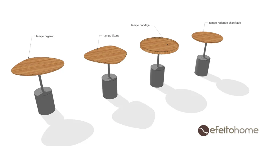 Mesa Lateral Cilindro Mini