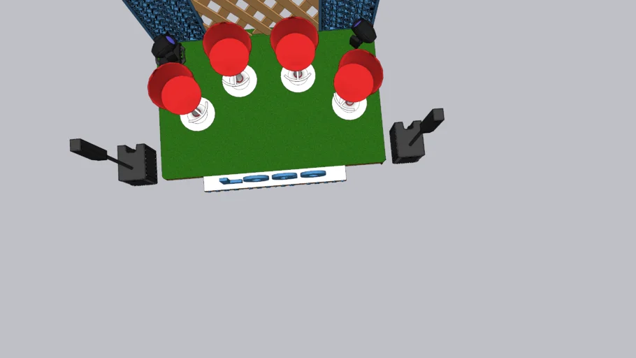 mini stage ornamen syntetis