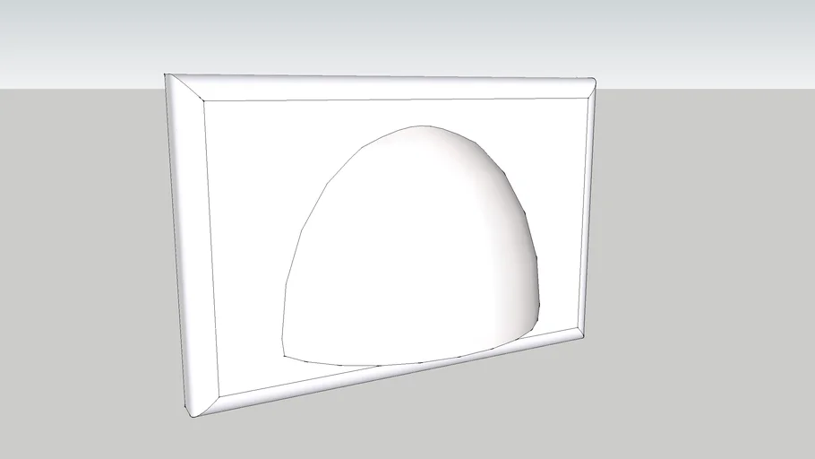 Cable Egress Wall Plate | 3D Warehouse