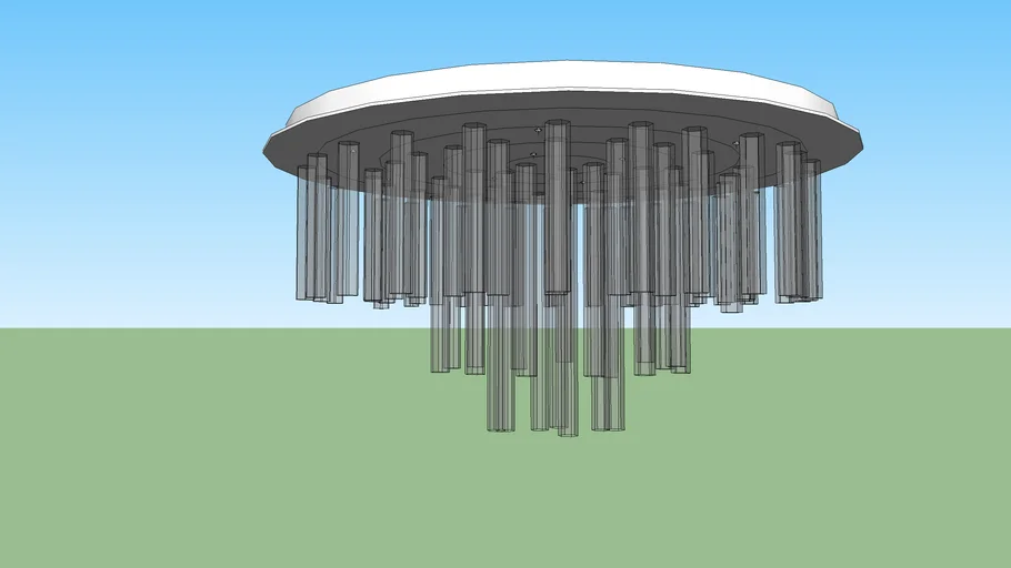 Chandelier Chrome Crystal