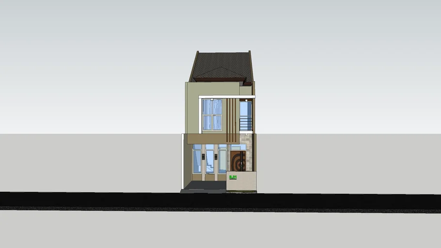 Rumah minimalis 5*20 2 lantai