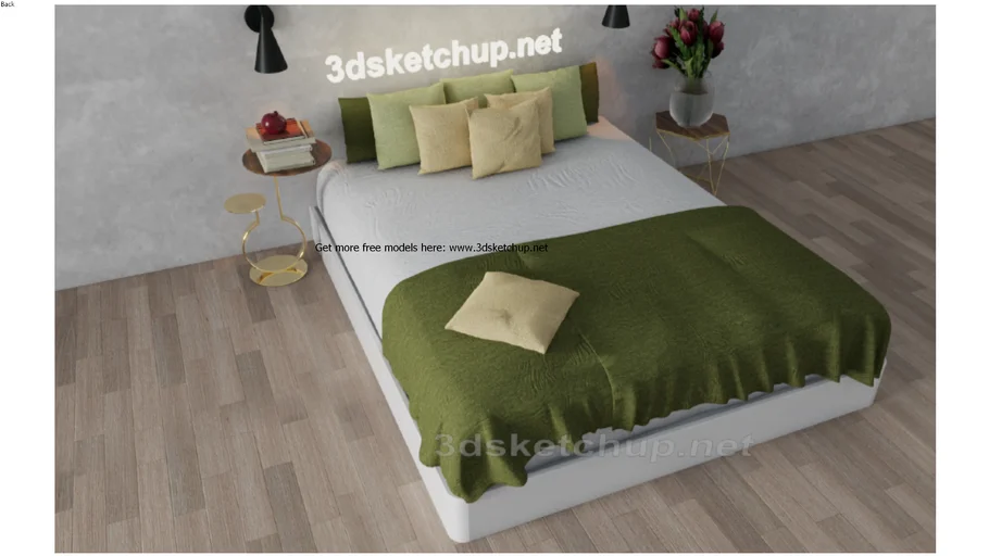 Simple modern bedroom set