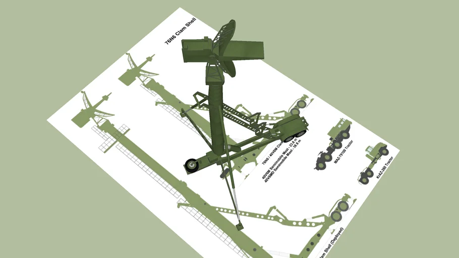 76N6 Clam Shell Acquisition Radar