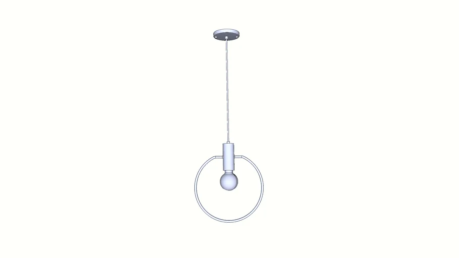 Pendente Luminária Soquete Karlo Redondo